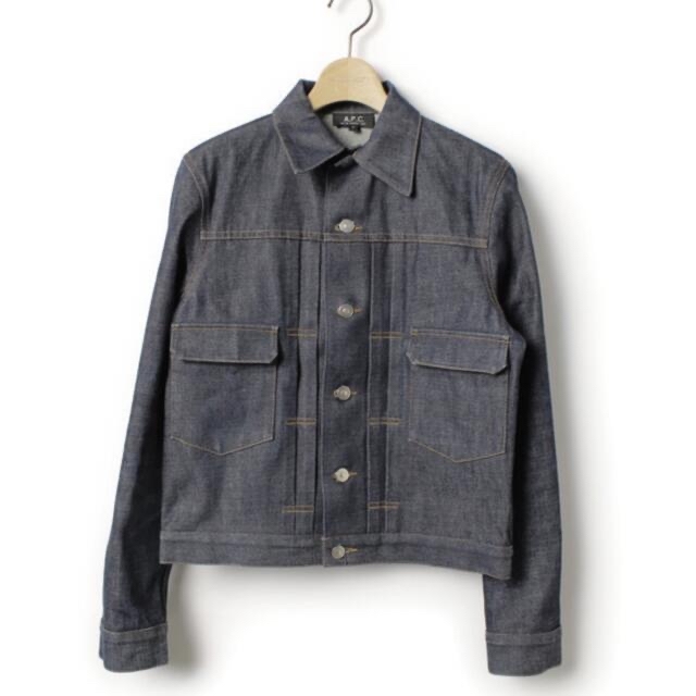 A.P.C(アーペーセー)のA.P.CデニムジャケットSサイズ未使用 レディースのジャケット/アウター(Gジャン/デニムジャケット)の商品写真