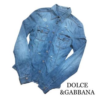 ドルチェ&ガッバーナ(DOLCE&GABBANA) ビンテージ Gジャン/デニム ベスト 美品ヴィンテージGジャン DOLCE&GABBANA Gジャン/デニムジャケット