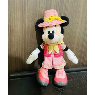 ミニーマウス(ミニーマウス)の【美品】ディズニーミニーちゃんぬいぐるみバッチソングオブミラージュ(ぬいぐるみ)