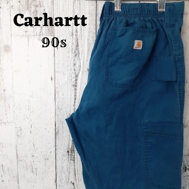 carhartt - 美品90sカーハートデニムペインターパンツジーンズ青ブルー