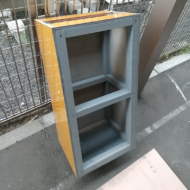 ☆持ち運びも楽☆【連結式①】☆カーブボックス☆全面コンパネ仕上