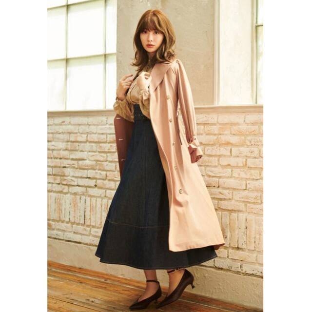 Her lip to(ハーリップトゥ)の【未使用美品】Belted Dress Trench Coat レディースのジャケット/アウター(トレンチコート)の商品写真