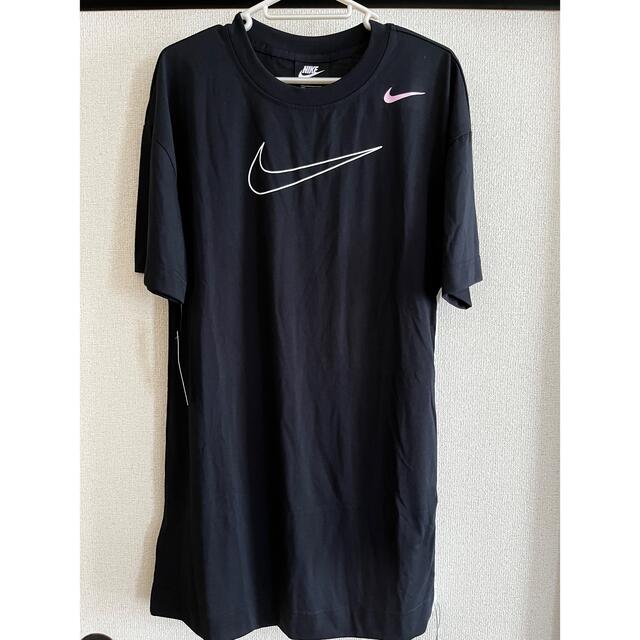 NIKEナイキ　ビッグスウッシュ　Tシャツワンピース