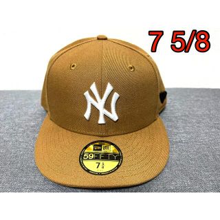 ニューエラー(NEW ERA)のNEW ERA カーキ　7 5/8 美品(キャップ)