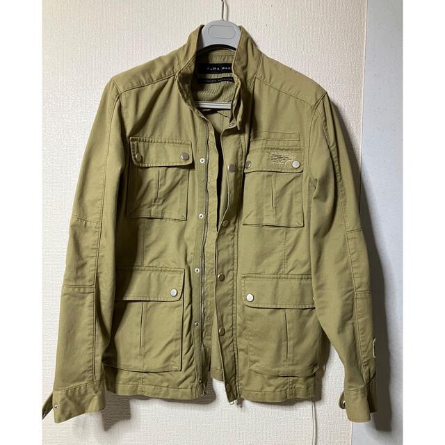 ZARA(ザラ)のZARA MAN M-65型ミリタリージャケットサイズM メンズのジャケット/アウター(ミリタリージャケット)の商品写真