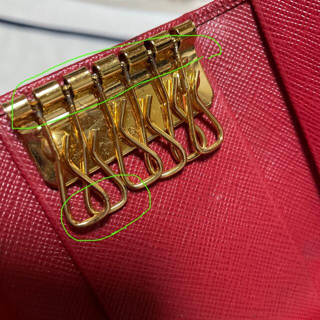 PRADA(プラダ)のPRADA プラダ  キーケース リボン　ピンク レディースのファッション小物(キーケース)の商品写真