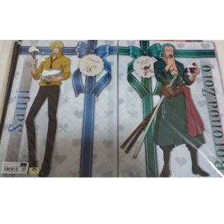 【完全未開封】ONEPIECE ゾロ サンジ A4クリアファイル2枚セット(クリアファイル)