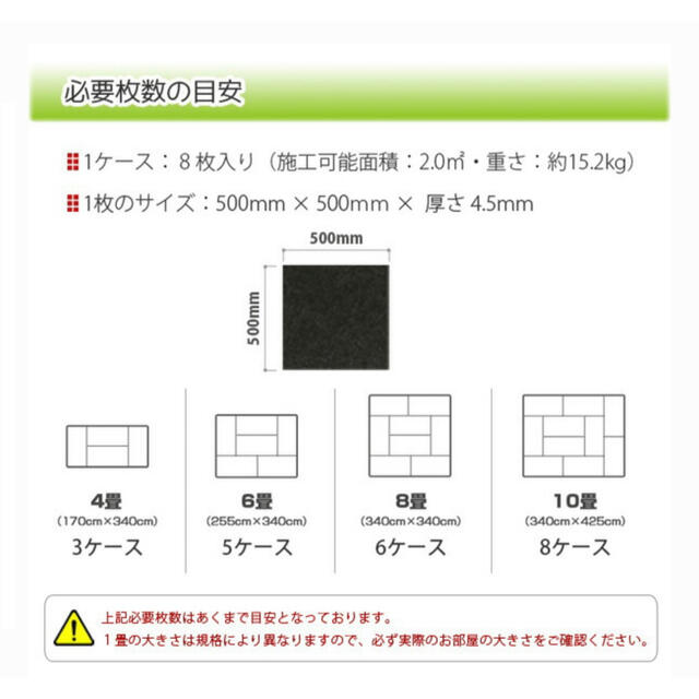 値下げ【未使用】置くだけ　フロアタイル　フロアマット　大理石　 置き敷き床タイル インテリア/住まい/日用品のラグ/カーペット/マット(その他)の商品写真