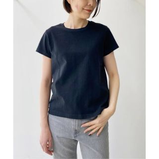 レミレリーフ(REMI RELIEF)のL'Appartement  レミレリーフCompact Tシャツ　ブラック(Tシャツ(半袖/袖なし))