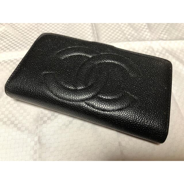 CHANEL(シャネル)のシャネル CHANEL 長財布 キャビアスキン レディースのファッション小物(財布)の商品写真