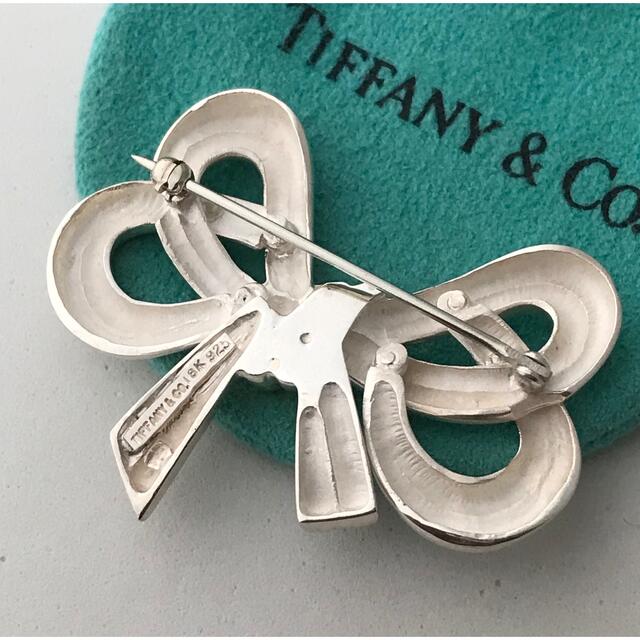 Tiffany リボンモチーフブローチ希少美品 1