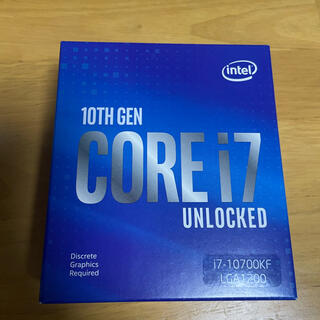 Intel Corei7-10700KF 新品未開封