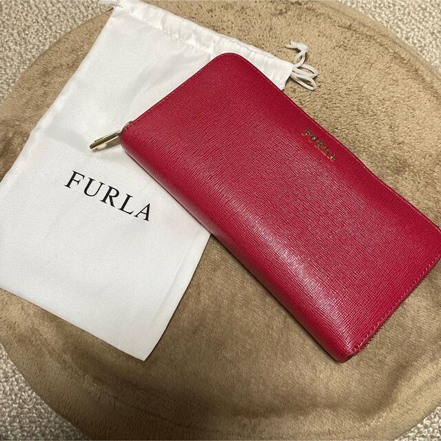 Furla(フルラ)のFURLA フルラ　長財布　赤 レディースのファッション小物(財布)の商品写真