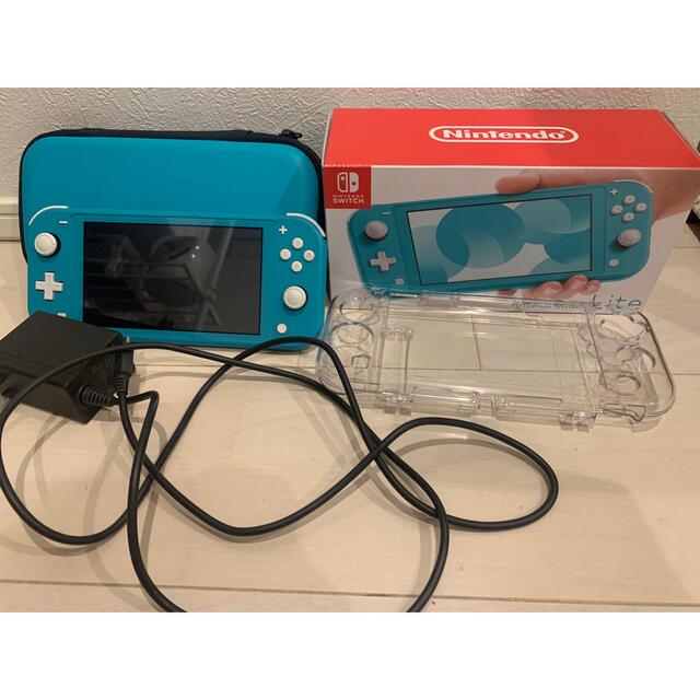 任天堂(ニンテンドウ)のNintendo Switch  Lite ターコイズ エンタメ/ホビーのゲームソフト/ゲーム機本体(家庭用ゲーム機本体)の商品写真