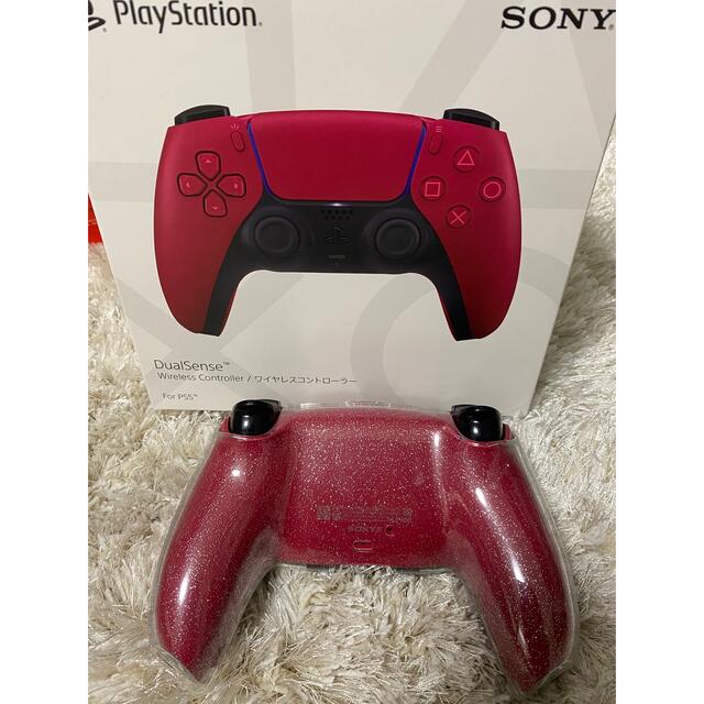 PlayStation(プレイステーション)のPS5 コントローラ　コズミックレッド エンタメ/ホビーのゲームソフト/ゲーム機本体(その他)の商品写真