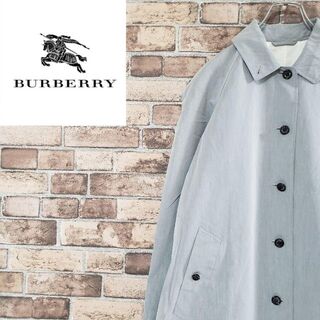 販売卸売り バーバリー 40 ロングコート 総柄 Bロゴ LONDON BURBERRY