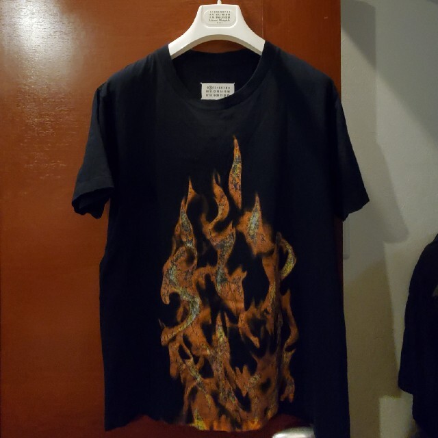 maison margiela flame tee ファイヤー tシャツ