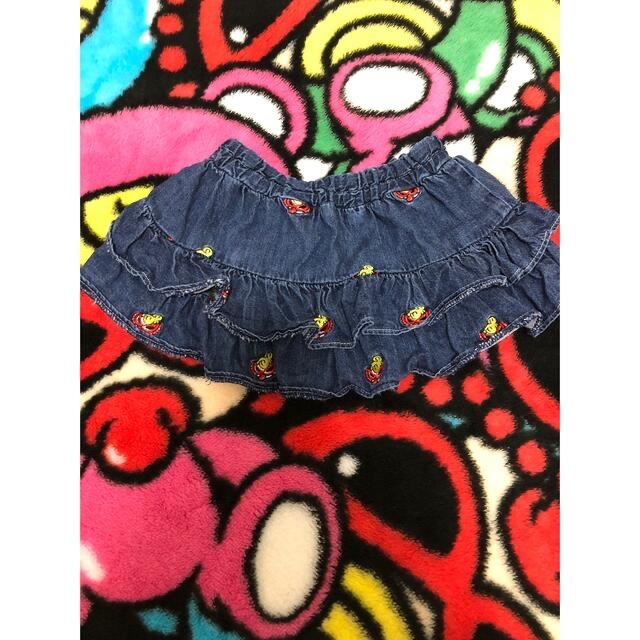 HYSTERIC MINI(ヒステリックミニ)の6.スカート刺繍 キッズ/ベビー/マタニティのベビー服(~85cm)(スカート)の商品写真