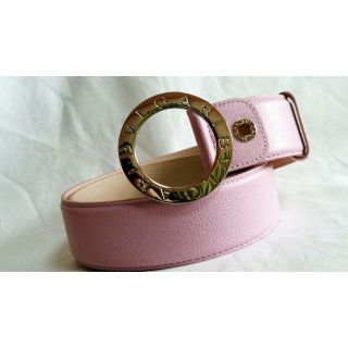 ブルガリ(BVLGARI)の正規未 激レア BVLGARI B-zeroロゴバックルベルト ピンク 調節可能(ベルト)