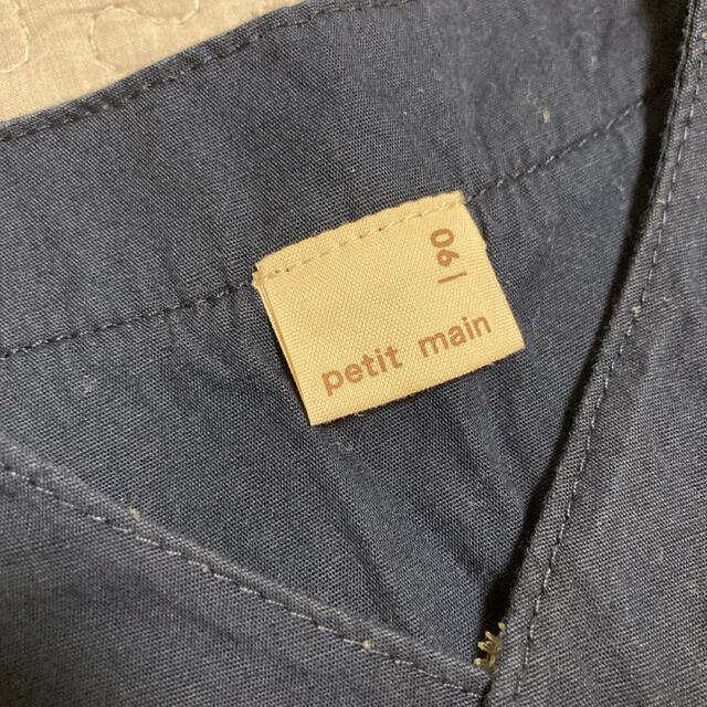 petit main(プティマイン)のプティマイン　ベースボールシャツ　90 キッズ/ベビー/マタニティのキッズ服男の子用(90cm~)(ブラウス)の商品写真