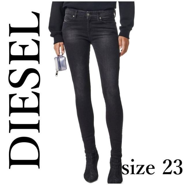 【美品】DIESEL ディーゼル　SLANDY-ZIP-SP ストレッチ デニム