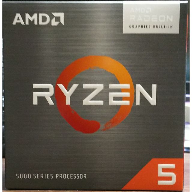 【新品・未開封】AMD　ryzen5　5600G　ＢＯＸ（国内正規代理店品） スマホ/家電/カメラのPC/タブレット(PCパーツ)の商品写真