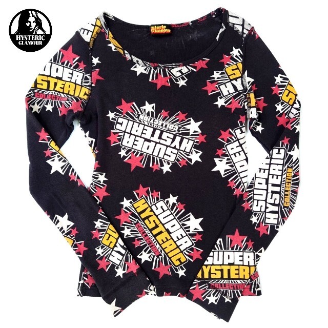 雰囲気抜群❗️】90´s HYSTERIC GLAMOUR 総柄 カットソー-