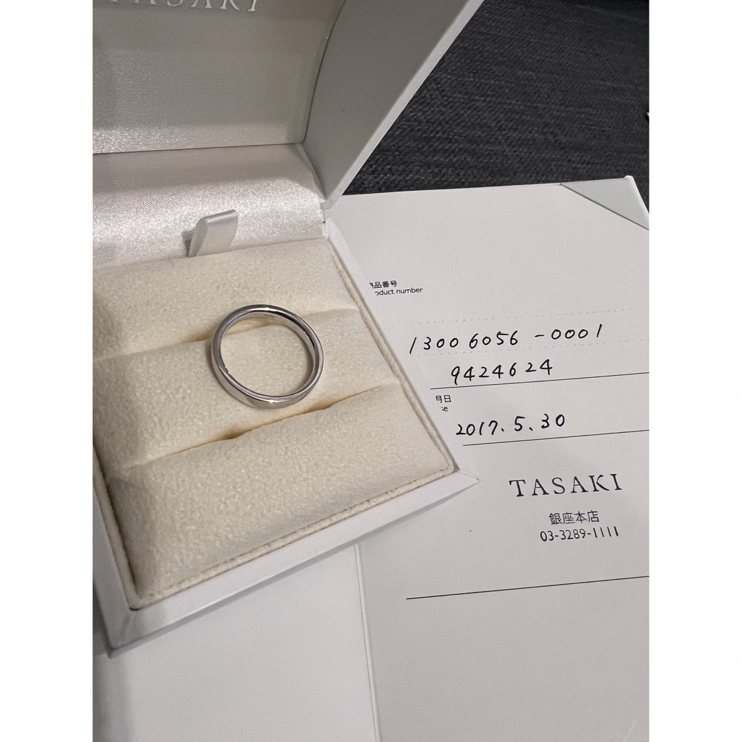 TASAKI(タサキ)の新品未使用　TASAKI ピアチェーレ ライン 27 リング　プラチナ レディースのアクセサリー(リング(指輪))の商品写真