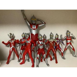 バンプレスト(BANPRESTO)のウルトラマン　ソフビ9体セット(特撮)