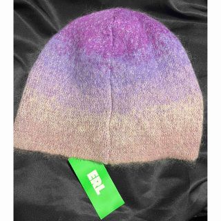 Supreme - 新品 ERL ロゴ Beanieグラデーション モヘアブレンド