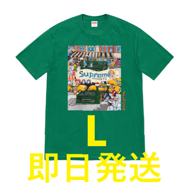 Supreme Manhattan Tee L メンズのトップス(Tシャツ/カットソー(半袖/袖なし))の商品写真