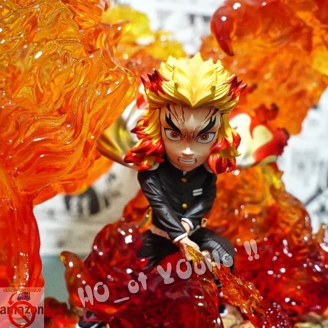 鬼滅の刃 煉獄杏寿郎 炎柱 炎虎 ガレージキット ワーコレサイズ