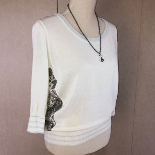 ダブルスタンダードクロージング(DOUBLE STANDARD CLOTHING)のPraia おしゃれブラウス　トップス薄手ニット(シャツ/ブラウス(長袖/七分))