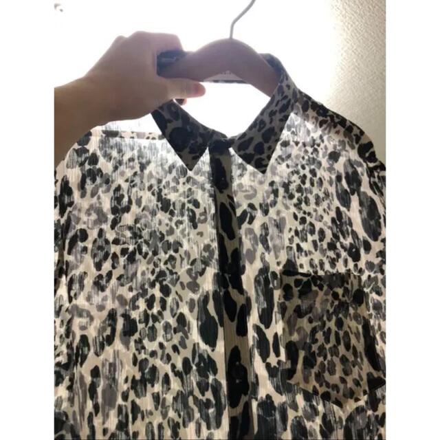 ⭐️SAINT LAURENT 総柄シースルー長袖シャツ⭐️