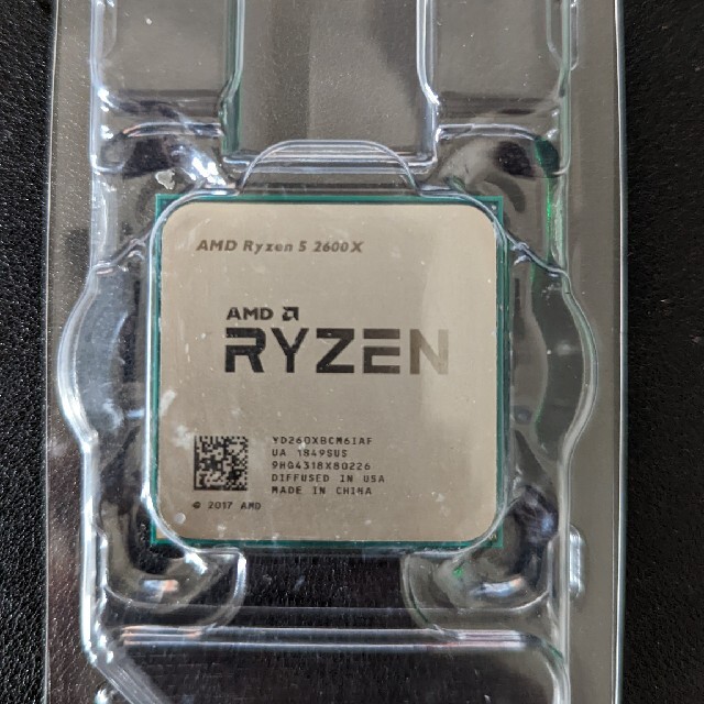 スマホ/家電/カメラAMD CPU Ryzen 5 2600X