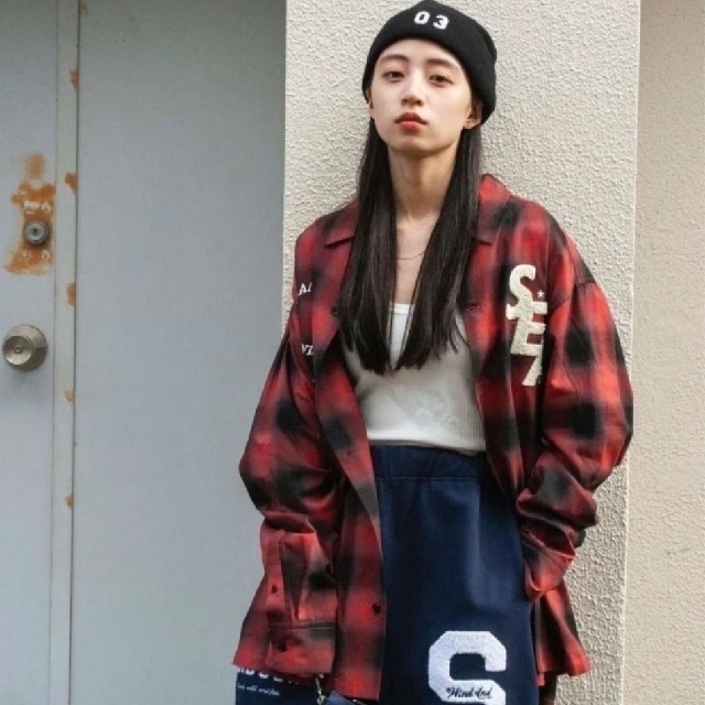 WIND AND BE YOUTH Plaid Shirt 1