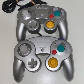 ニンテンドーゲームキューブ(ニンテンドーゲームキューブ)の【動作確認済】任天堂ゲームキューブコントローラー 純正(その他)