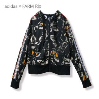 アディダス(adidas)の新品 adidas アディダス ファーム トラックジャケット 黒 ブラック 蝶(パーカー)