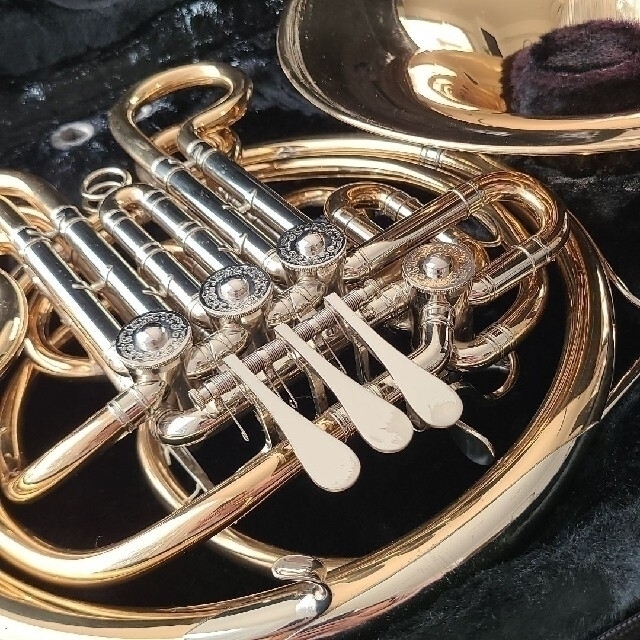 ホルン　ハンスホイヤー4802 楽器の管楽器(ホルン)の商品写真