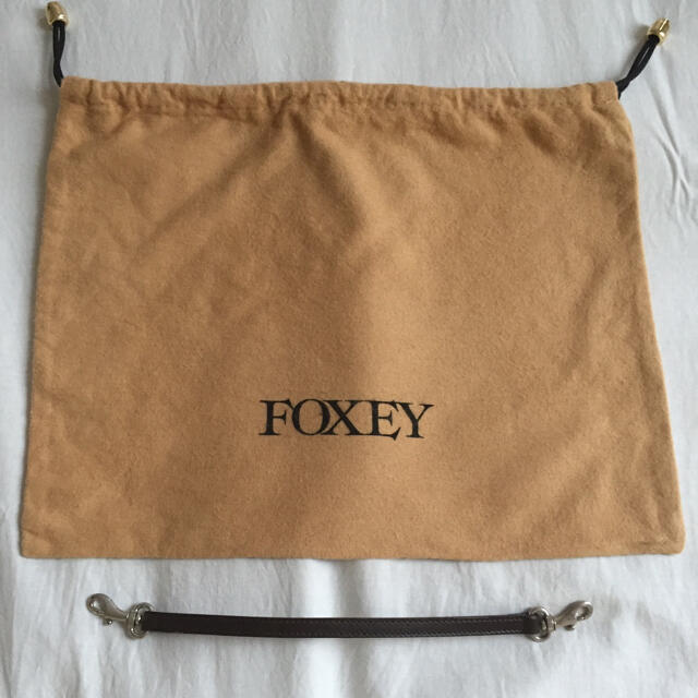 FOXEY(フォクシー)のフォクシー  FOXEY ハンドバッグ  本革 ブラウン レディースのバッグ(ハンドバッグ)の商品写真