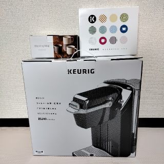 【新品未使用】コーヒーメーカー　KEURIG  BS240(コーヒーメーカー)