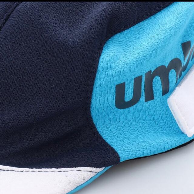 UMBRO(アンブロ)のネイビー アンブロ ジュニア キッズ サッカー フットサル キャップ 帽子 キッズ/ベビー/マタニティのこども用ファッション小物(帽子)の商品写真