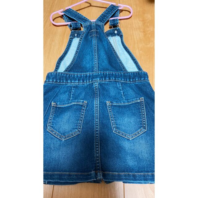 GAP Kids(ギャップキッズ)の値下げ＊GAPキッズ＊ジャンスカ＊120 キッズ/ベビー/マタニティのキッズ服女の子用(90cm~)(ワンピース)の商品写真