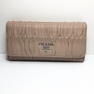 プラダ(PRADA)のプラダ 長財布 ギャザーウォレット 1MH132(財布)