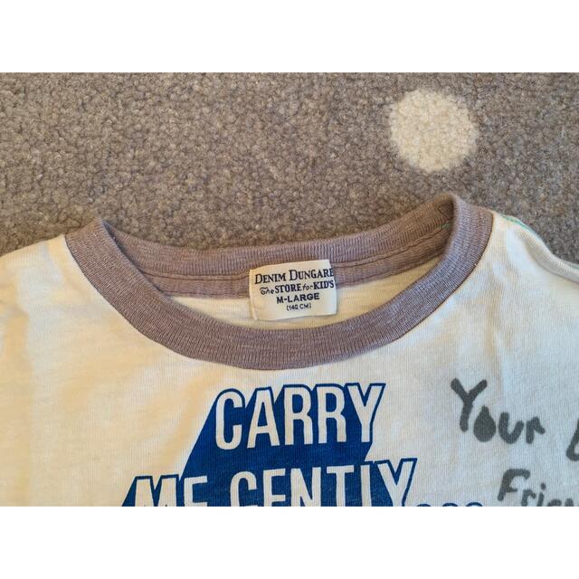 デニム ダンガリー 140 テンジクスヌーピースーパースターTシャツ