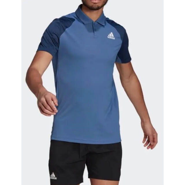 adidas(アディダス)の送料無料 新品 adidas CLUB TENNIS ポロシャツ XL スポーツ/アウトドアのテニス(ウェア)の商品写真