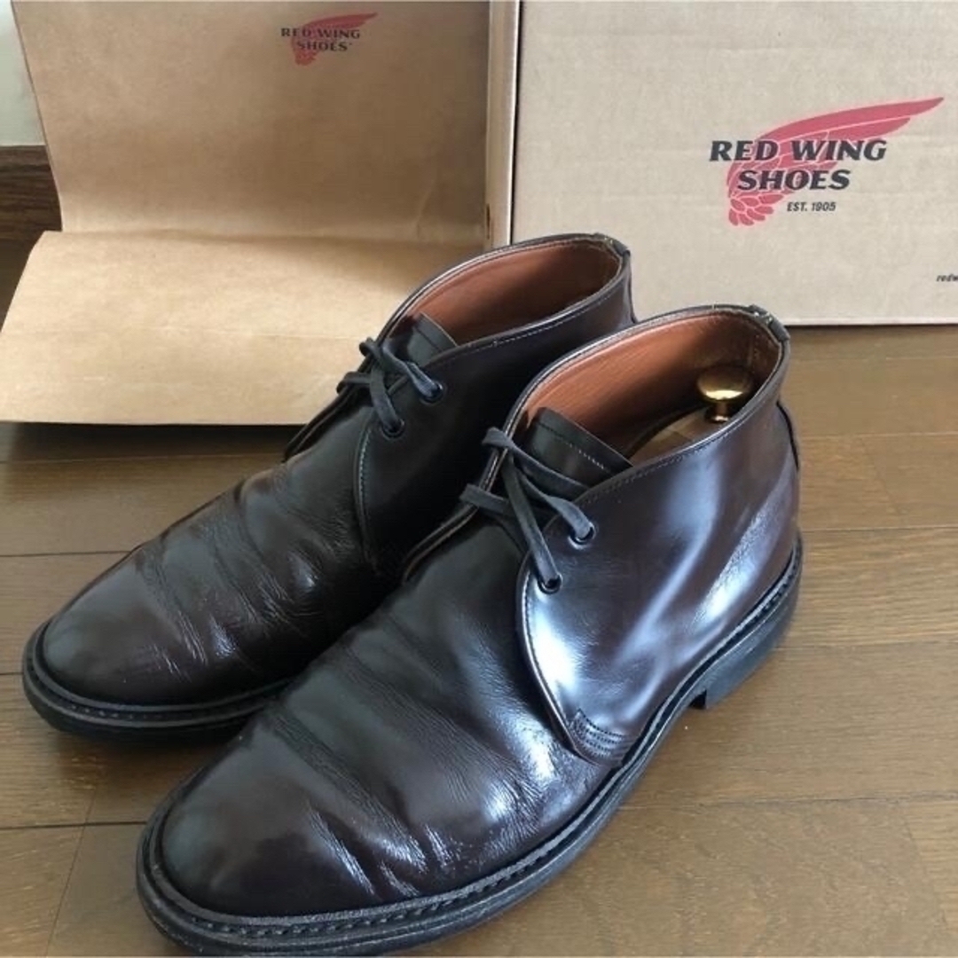 39s90USA REDWING ミルワン　キャバリーチャッカ　ポストマン　軍　アメリカ