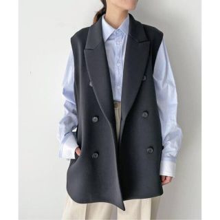 アパルトモンドゥーズィエムクラス(L'Appartement DEUXIEME CLASSE)のタグ付き！未使用【L'Appartement 】Ponte Vest ブラック(ベスト/ジレ)