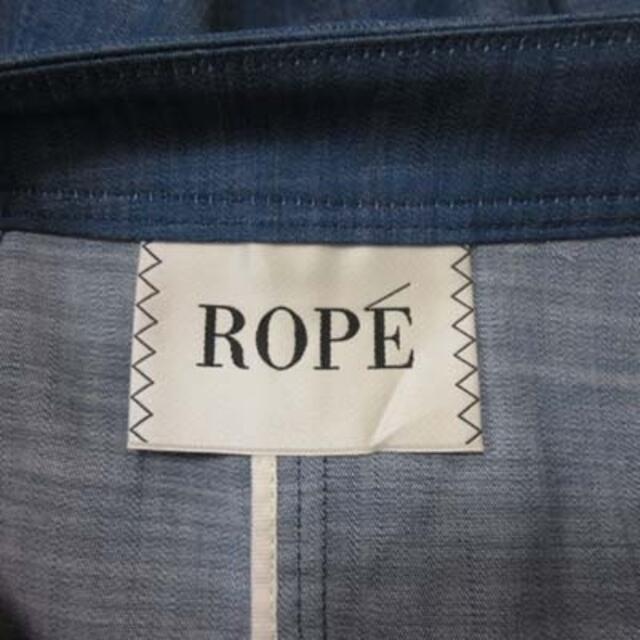 ROPE’(ロペ)のロペ 台形スカート ひざ丈 ウエストマーク 36 紺 ネイビー /YI レディースのスカート(ひざ丈スカート)の商品写真