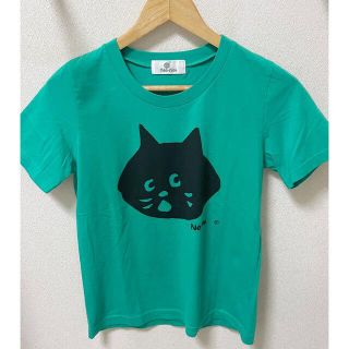 ネネット(Ne-net)のNe-net /ネネット にゃーTシャツ 2サイズ グリーン(Tシャツ(半袖/袖なし))